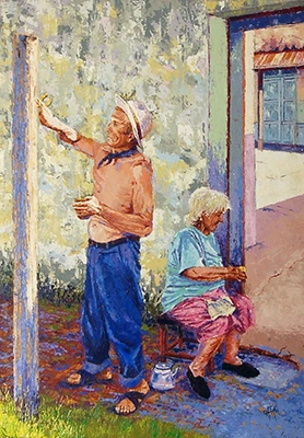 Pintura al óleo 'Buzios'