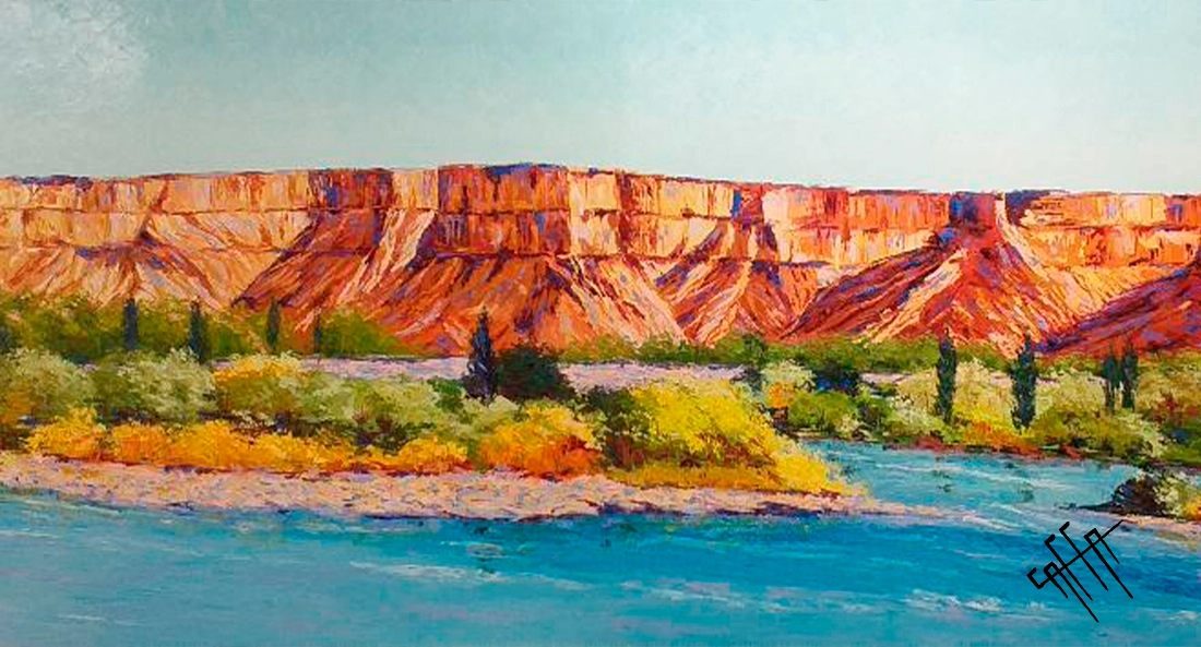 Patagonia Viva - Pintura al oleo
