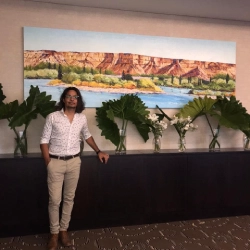 Sergio junto a Patagonia Viva